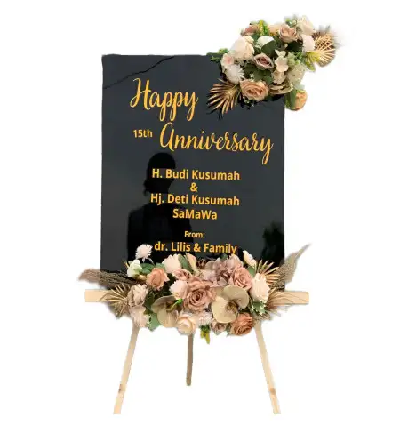 Papan Bunga Akrilik Ponggok